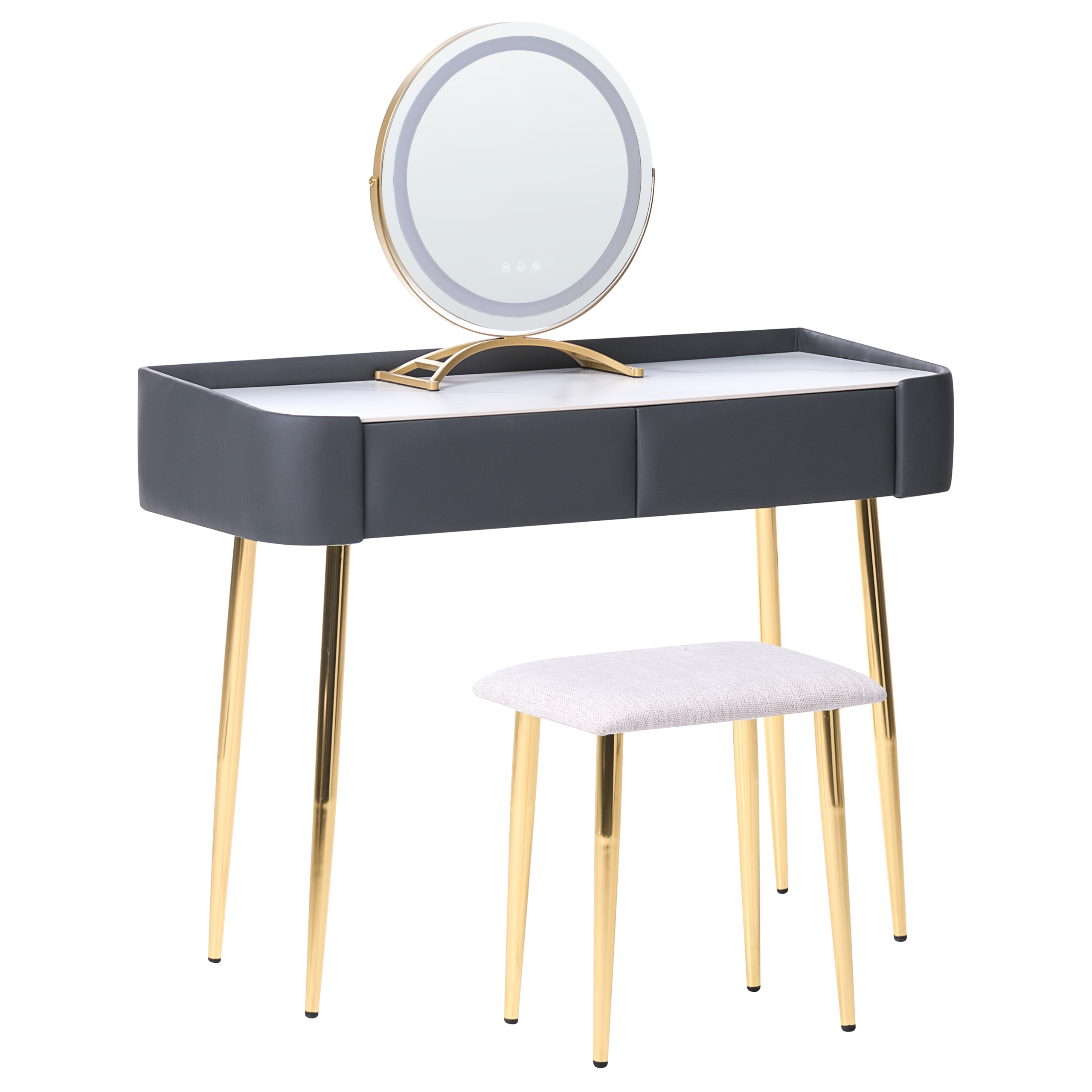 Makeup Bord SURIN LED Grå