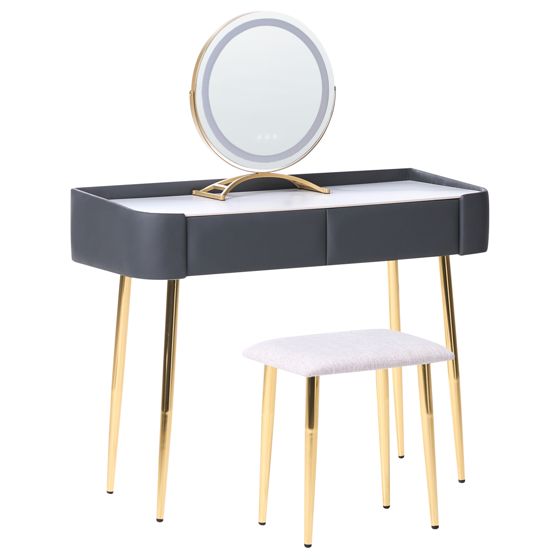 Makeup Bord SURIN LED Grå