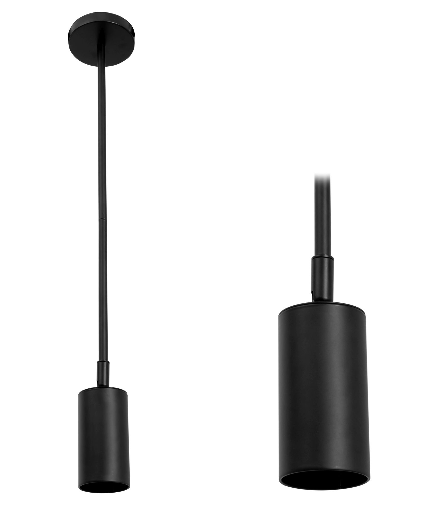 TOOLIGHT hængende loftlampe APP609-1C Sort 25x15x50cm