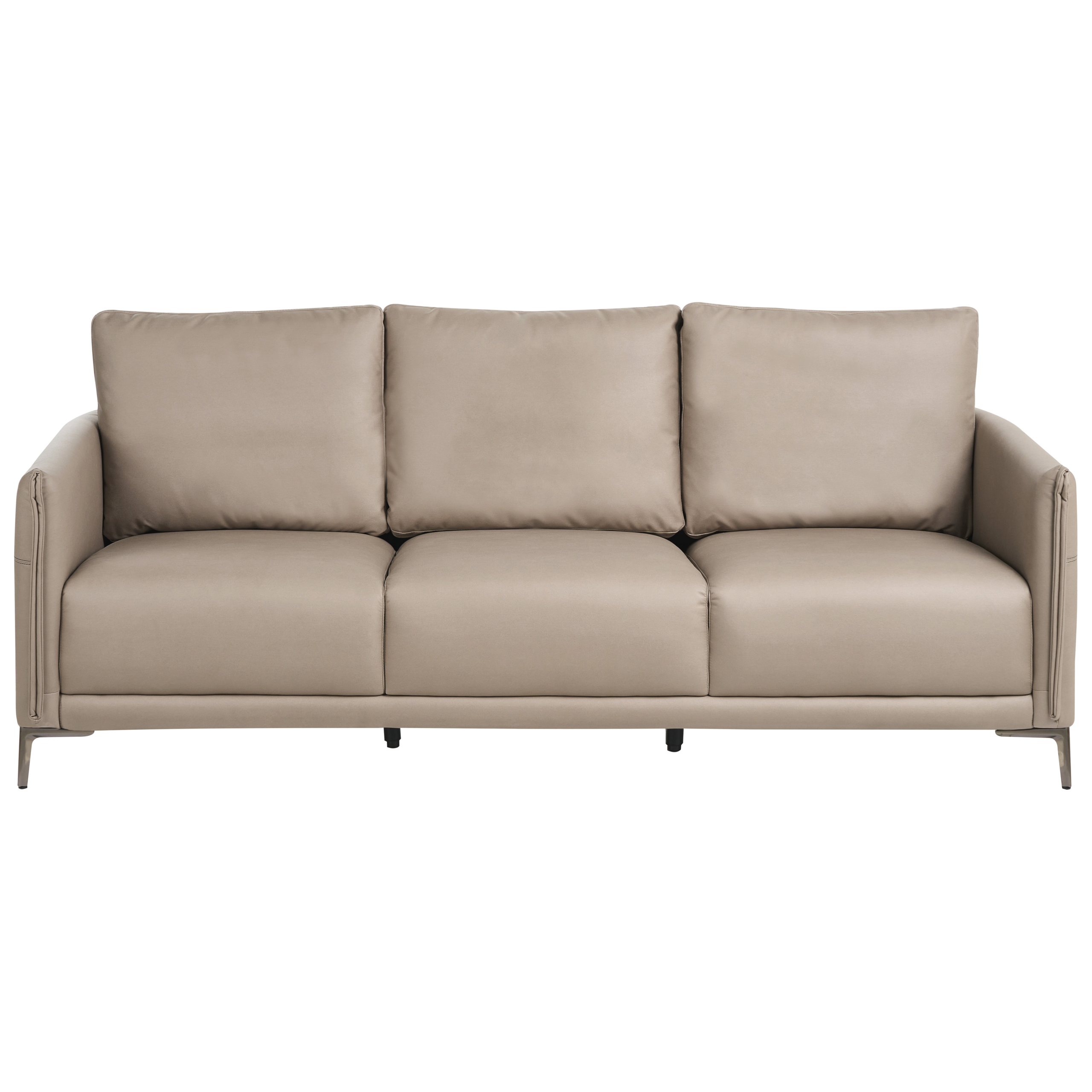 Sofa 3 personers CILENS Brungrå