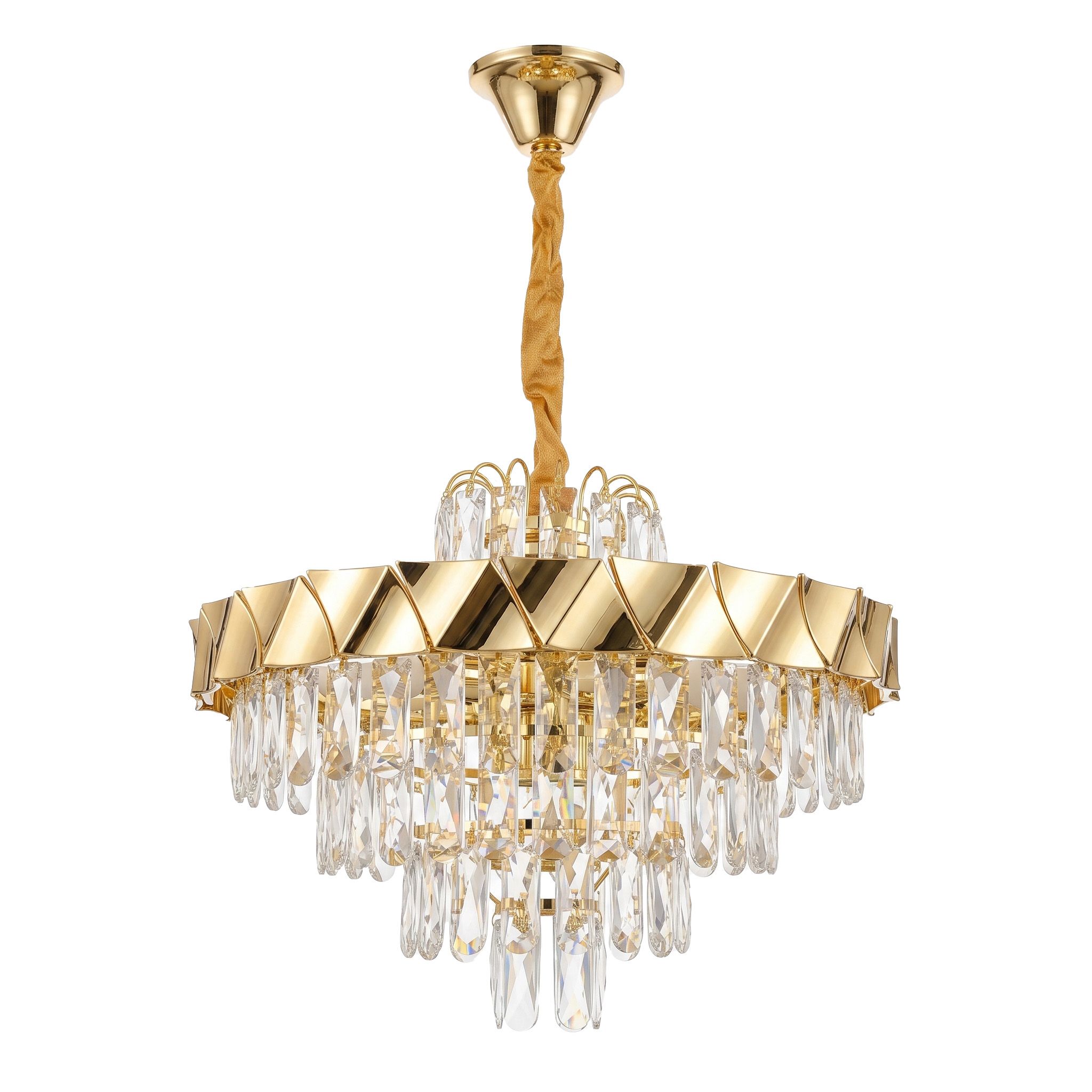 TOOLIGHT hængende loftlampe SWE076-CP 50cm Guld 87x49x34,5cm