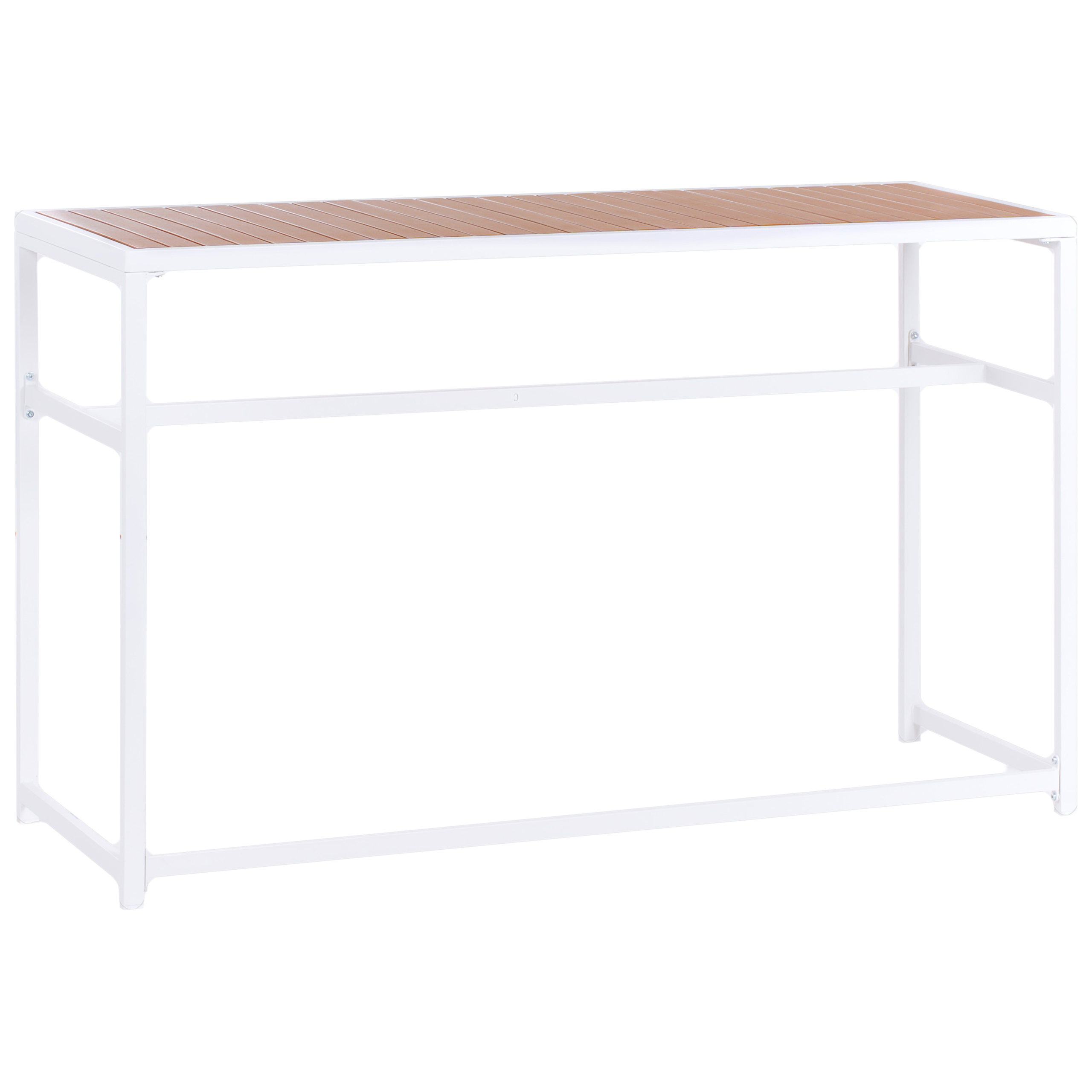 Barbord til have AVETRANA 150 cm 50 cm Brun/hvid