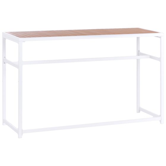 Barbord til have AVETRANA 150 cm 50 cm Brun/hvid