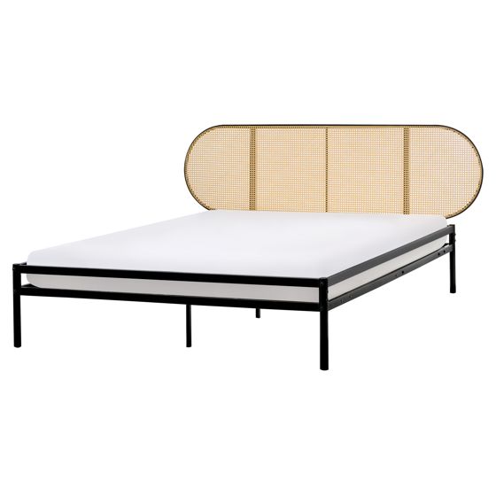 Seng PE-rattan BOULIN 160 x 200 cm Sort