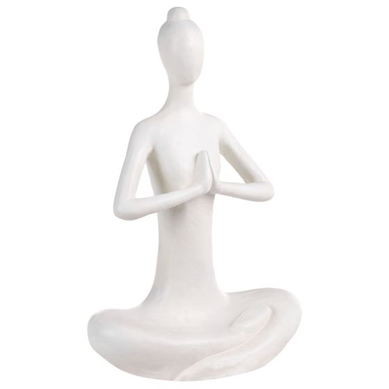 Havestatue YOGHINA Kvinde Hvid