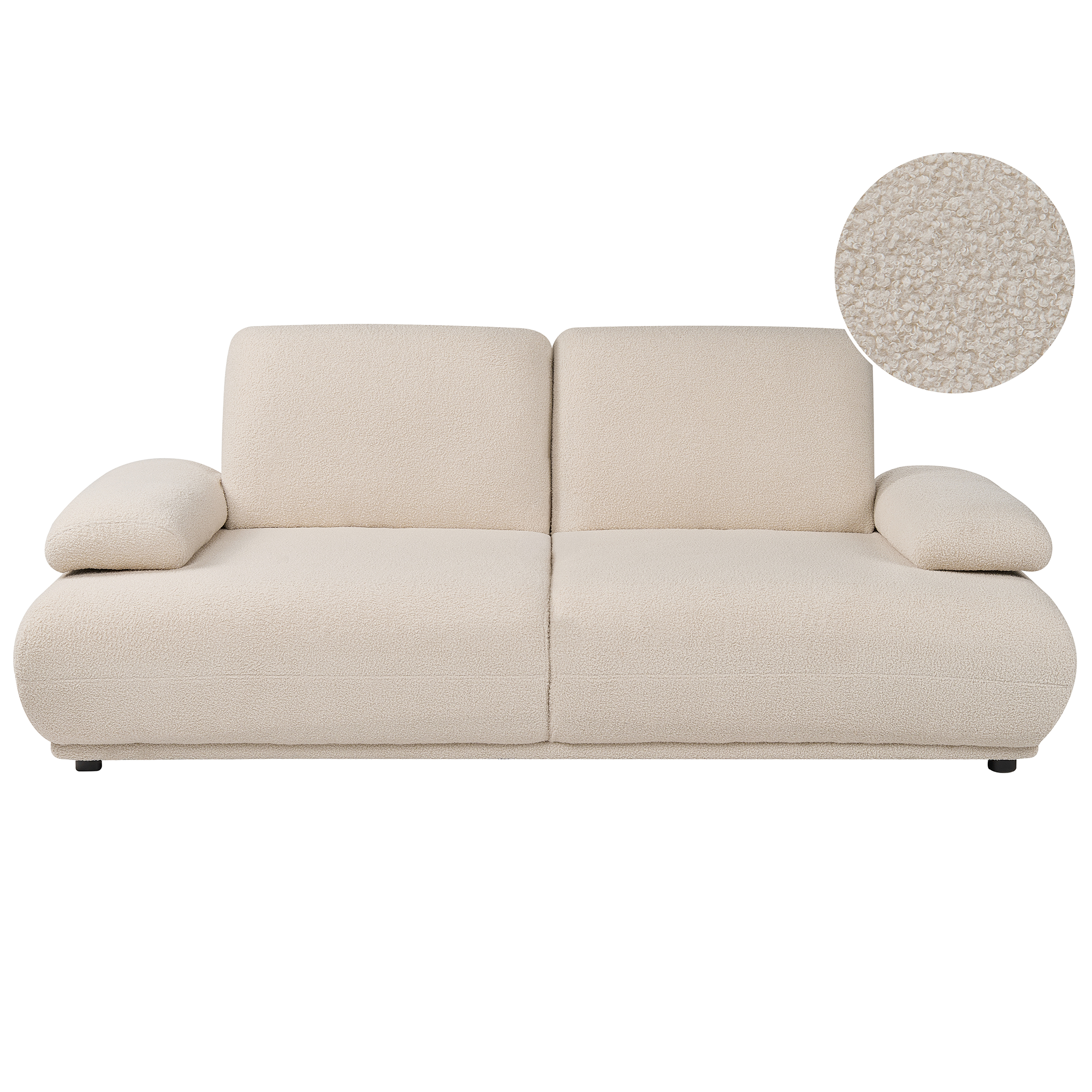 Sofa 3 personers NACKA Boucle Beige