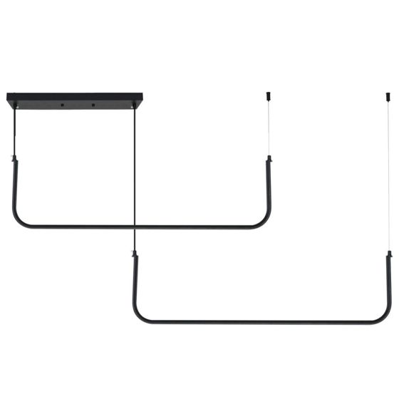 TOOLIGHT hængende loftlampe APP980-CP LED Sort 40x90x11cm