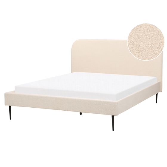Seng Boucle FLAYAT 160 x 200 cm Lys Beige