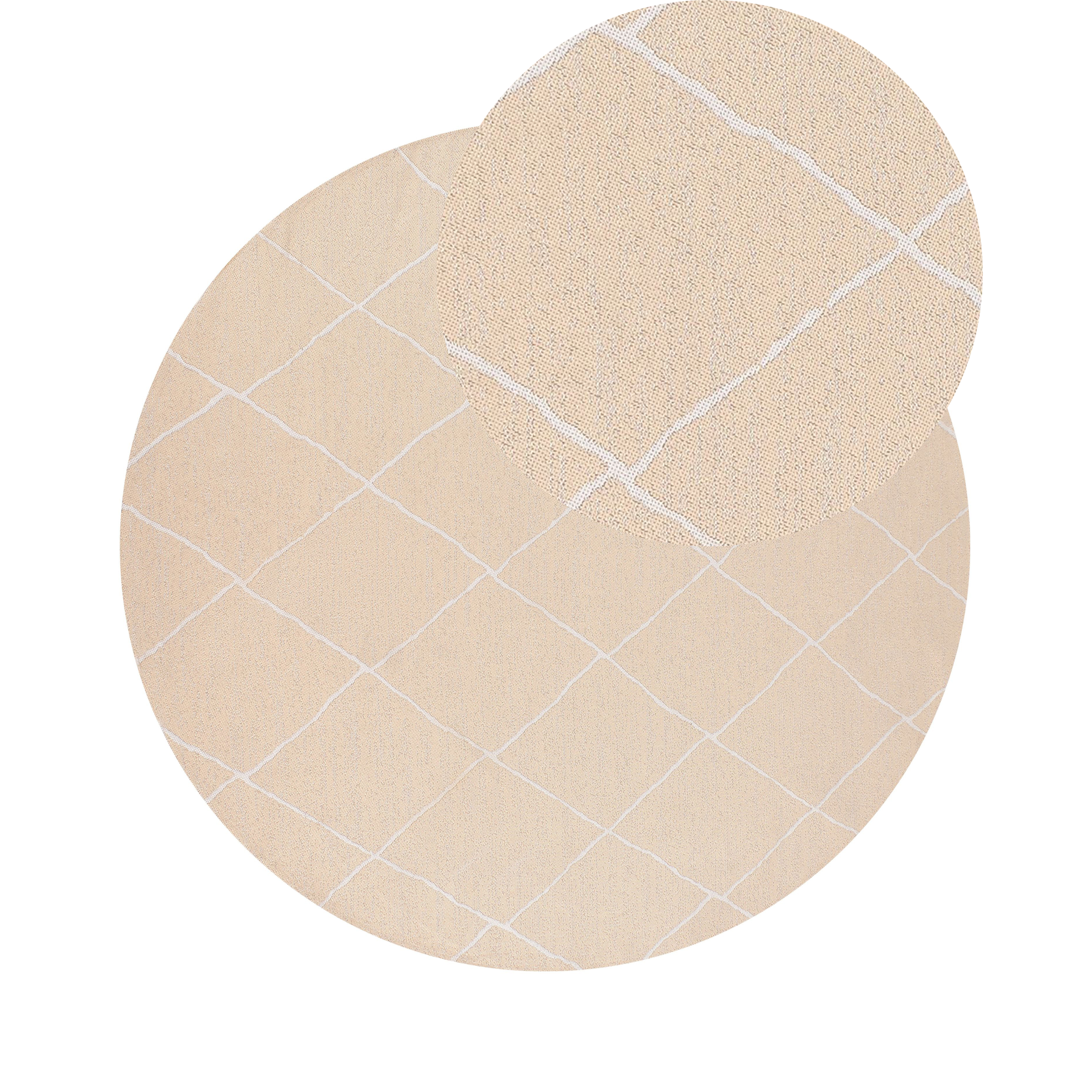 Udendørstæppe GWALIOR Beige ø 160 cm