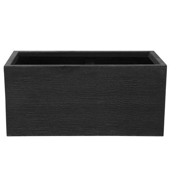 Urtepotte MYRA 80 cm Sort