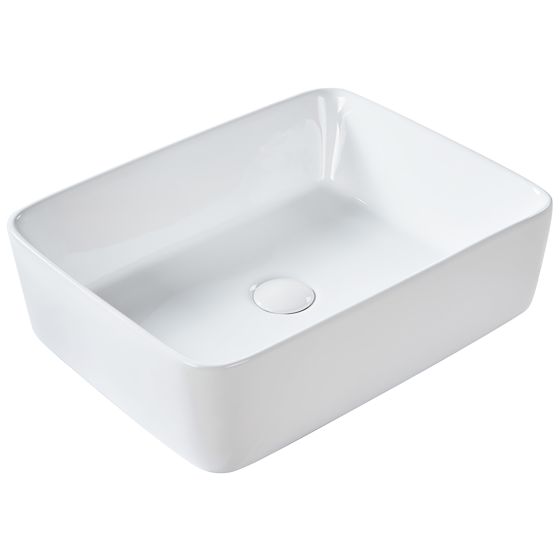 Vask til bordplade TRAVESIA 49 x 38 cm Keramik Hvid