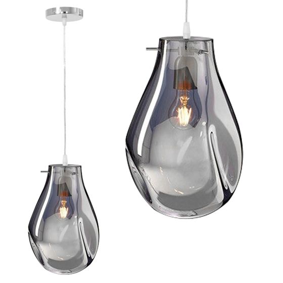 TOOLIGHT hængende loftlampe APP329-1CP Grå 29x20,5x29cm