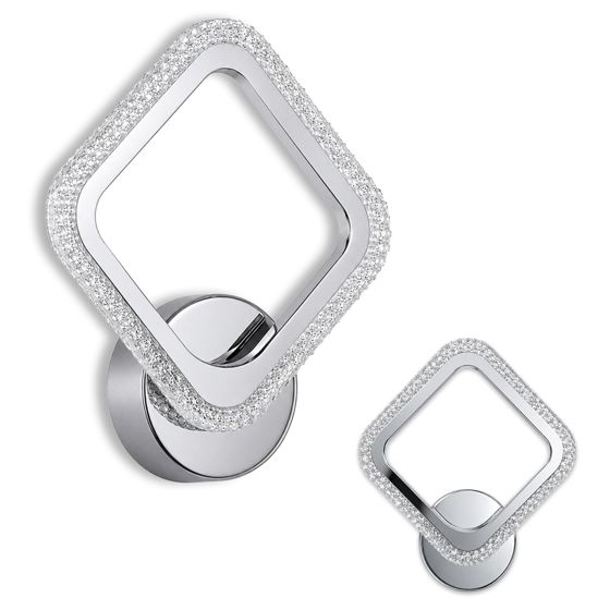 TOOLIGHT væglampe LHJ125-W LED Krom 4,1x25,5x27,5cm