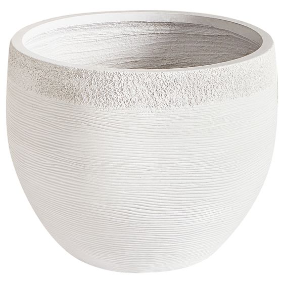 Urtepotte ZAKROS 38 cm Hvid