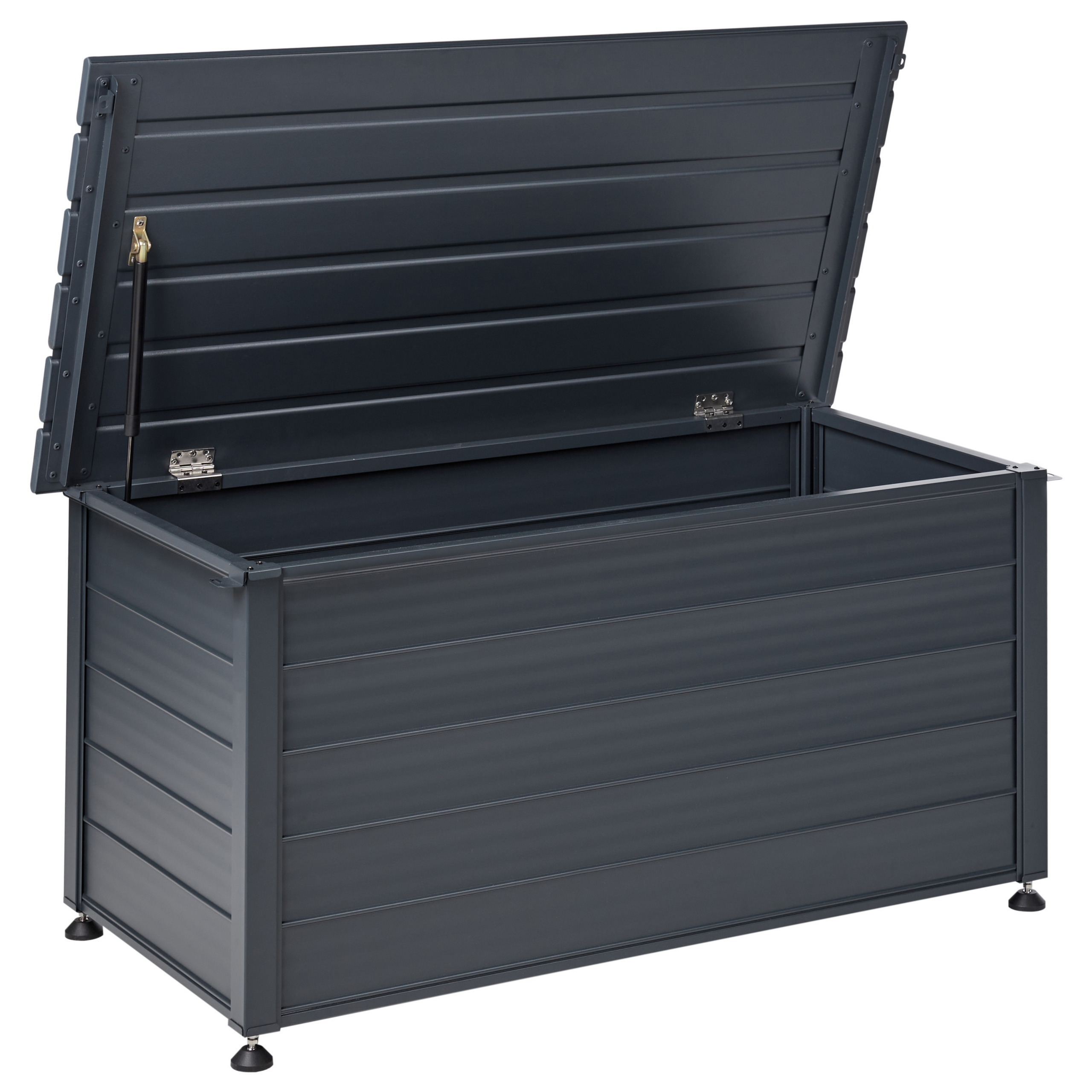 Opbevaringsboks CAMPALTO 123 cm 60 cm Metal Mørkegrå