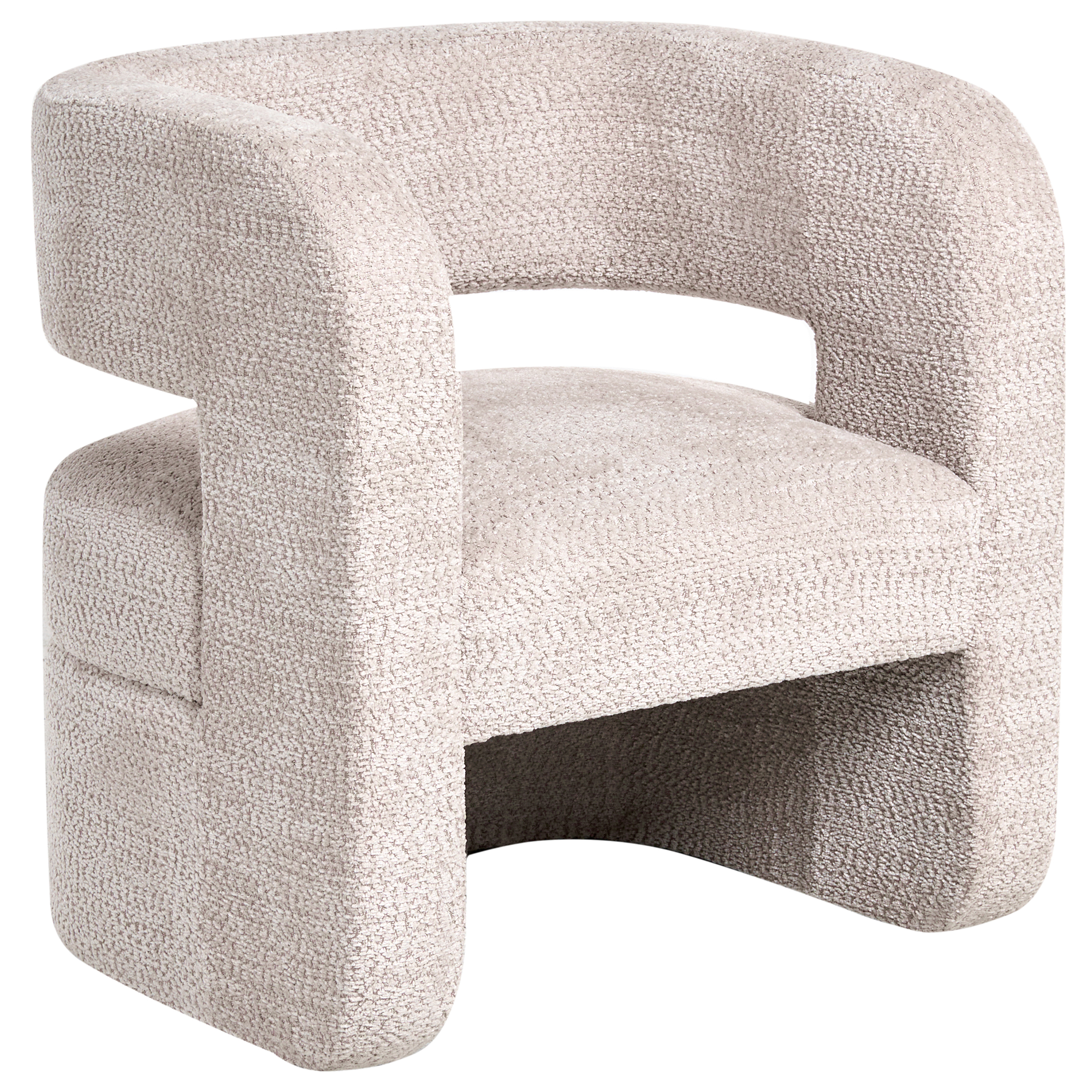 Lænestol VIDSEL Chenille Beige