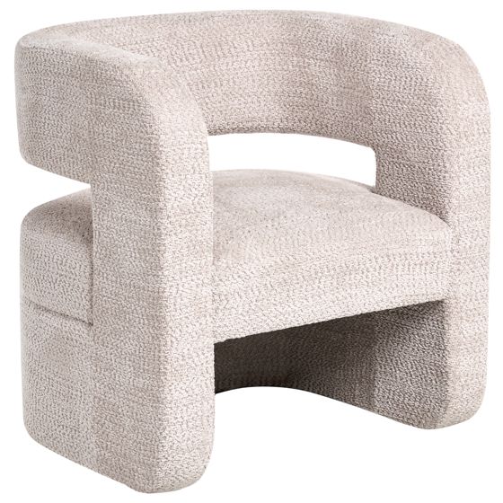 Lænestol VIDSEL Chenille Beige