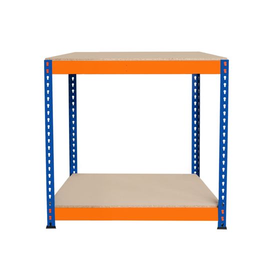 S-Rax skrivebord i 2 niveauer - 90 cm x 45 cm x 90 cm