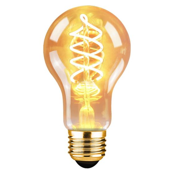 NETTLIFE 1 stk. E27 LED-pærepakke vintage: glødetråd varm hvid A60 2200K Edison retro 4W dekorativ antik energibesparende belysning