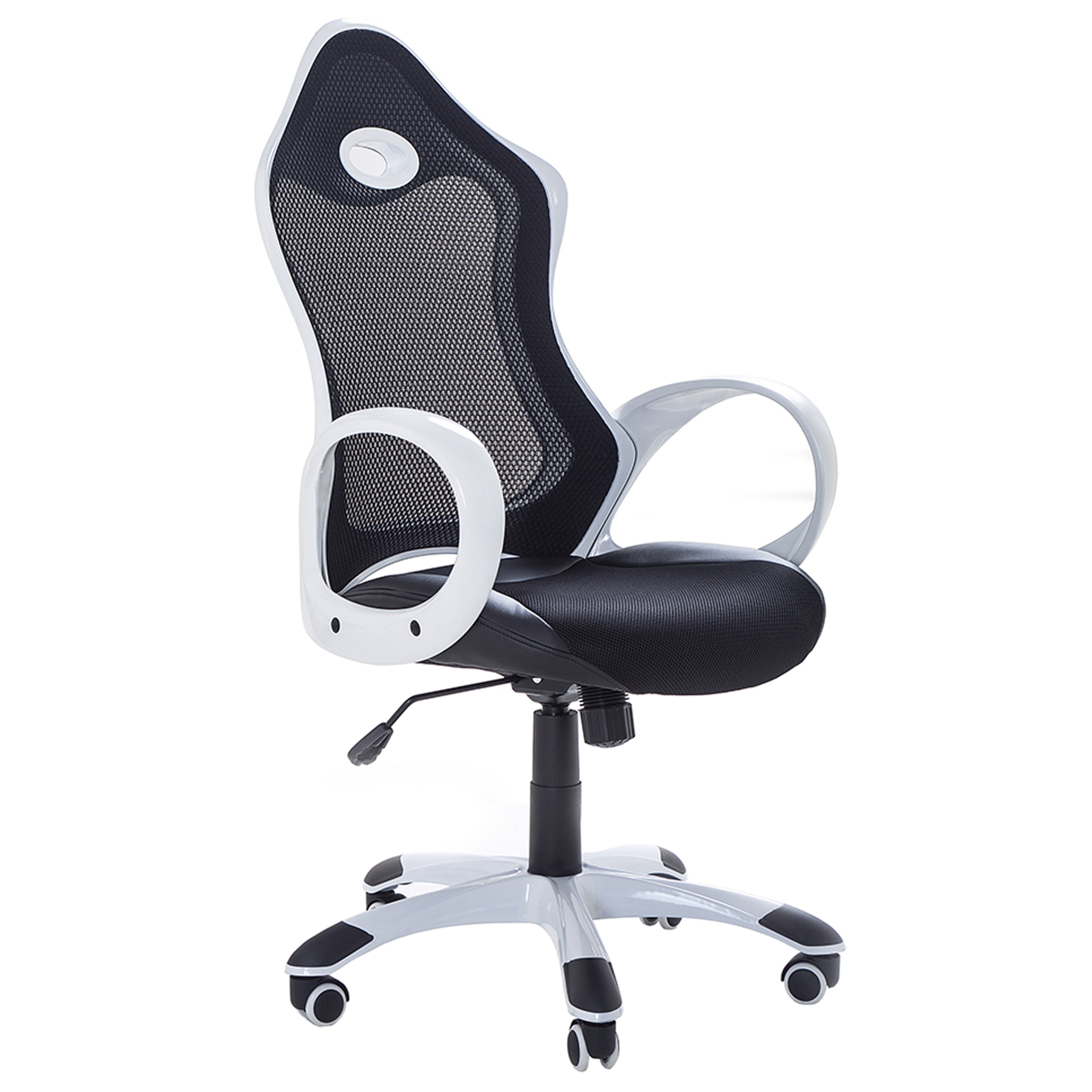Kontorstol iCHAIR Sort/hvid