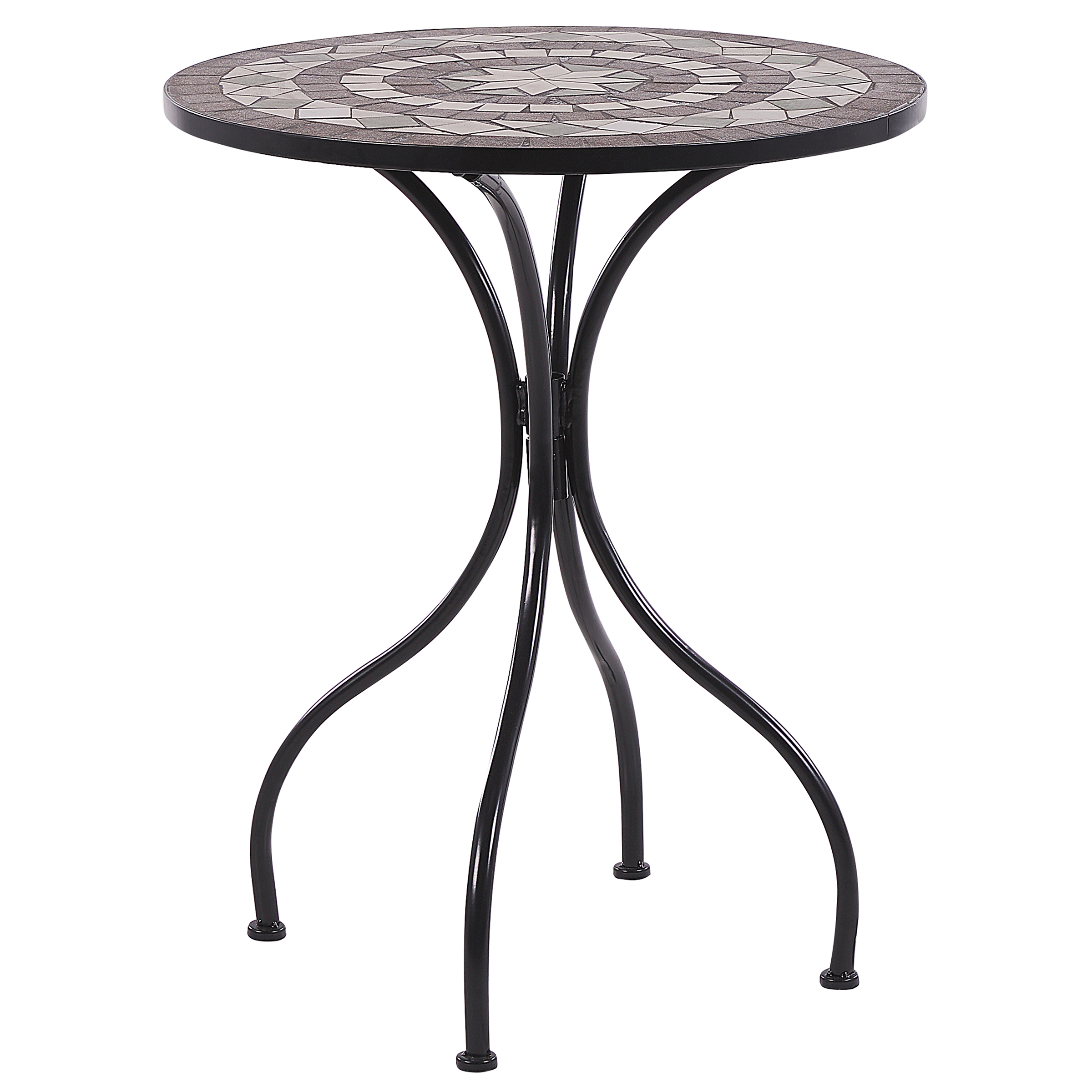 Bistro bord CARIATI 60 cm 60 cm Sort