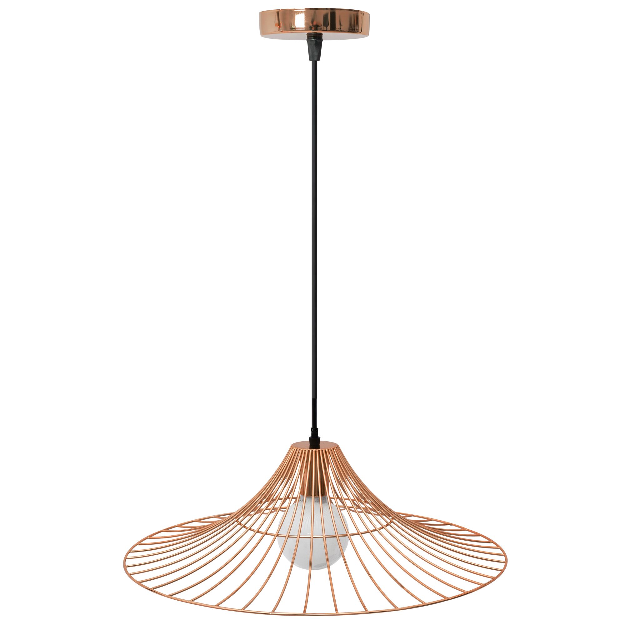 TOOLIGHT hængende loftlampe APP483-1CP Rosaguld 15x50x60cm