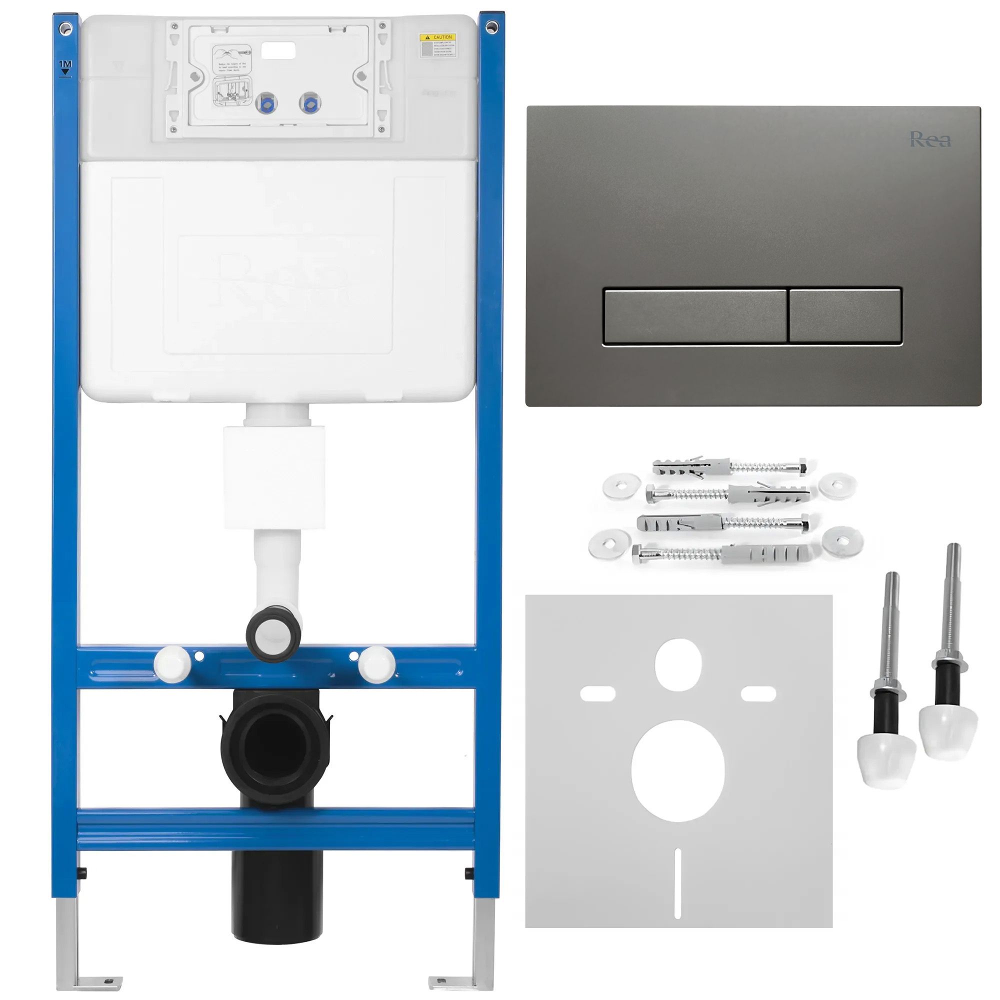 REA indbygningscisterne K011A-Q Titan, 16x52,5x103,5cm