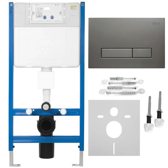 REA indbygningscisterne K011A-Q Titan, 16x52,5x103,5cm