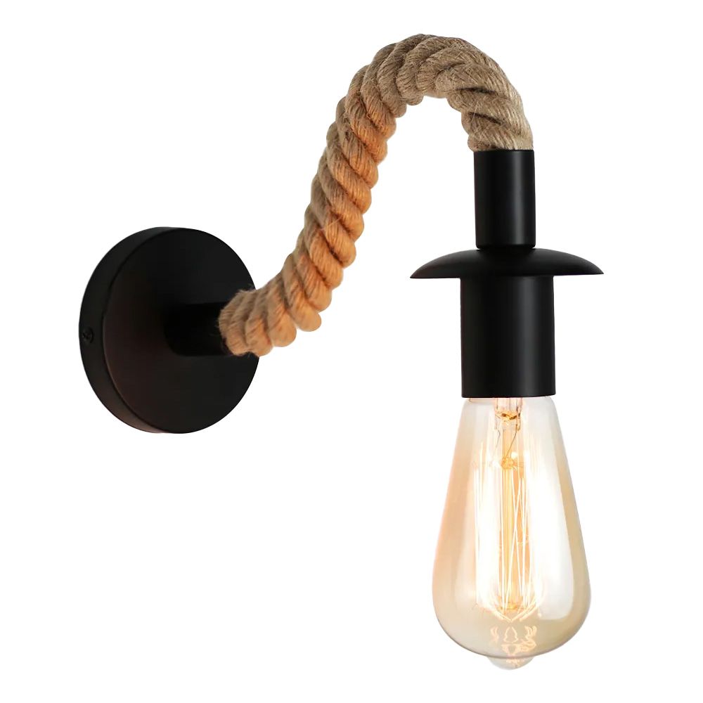 TOOLIGHT væglampe APP1466-1W Sort 28x28x15cm