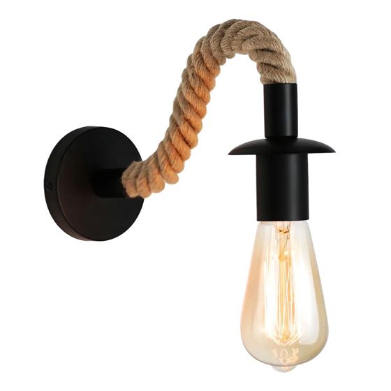 TOOLIGHT væglampe APP1466-1W Sort 28x28x15cm