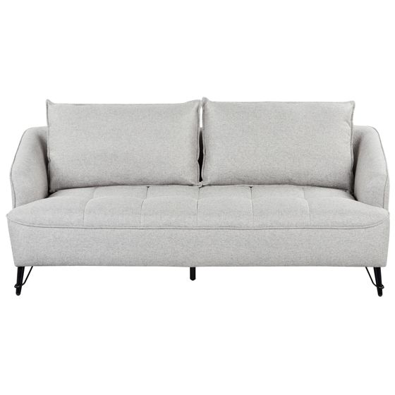 Sofa 3 personers HOBRO Lysegrå