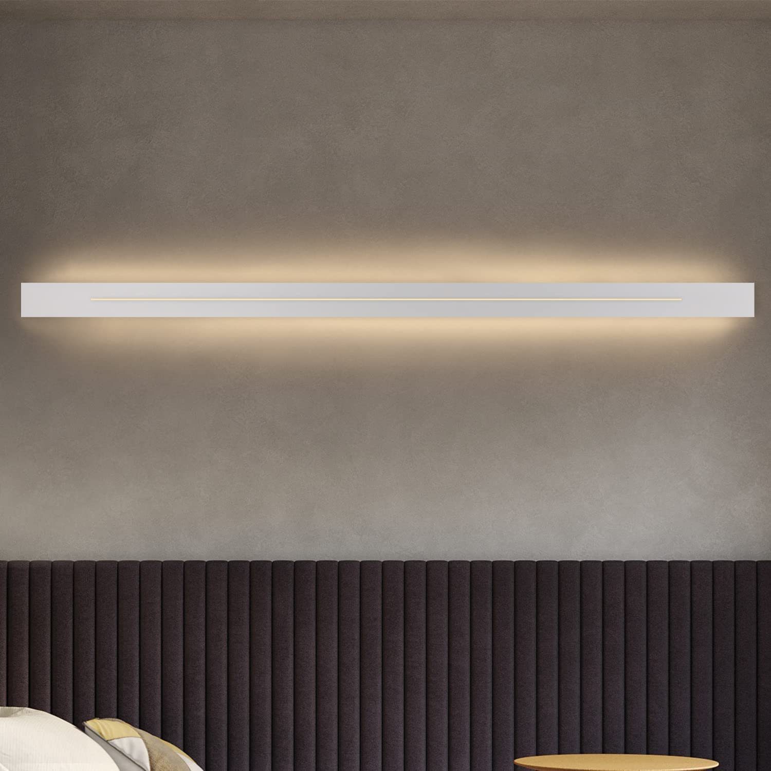 NETTLIFE LED - væglampe, til indendørs brug - moderne, soveværelse 100 cm varm hvid korridorlampe, 31W Hvid trappelampe