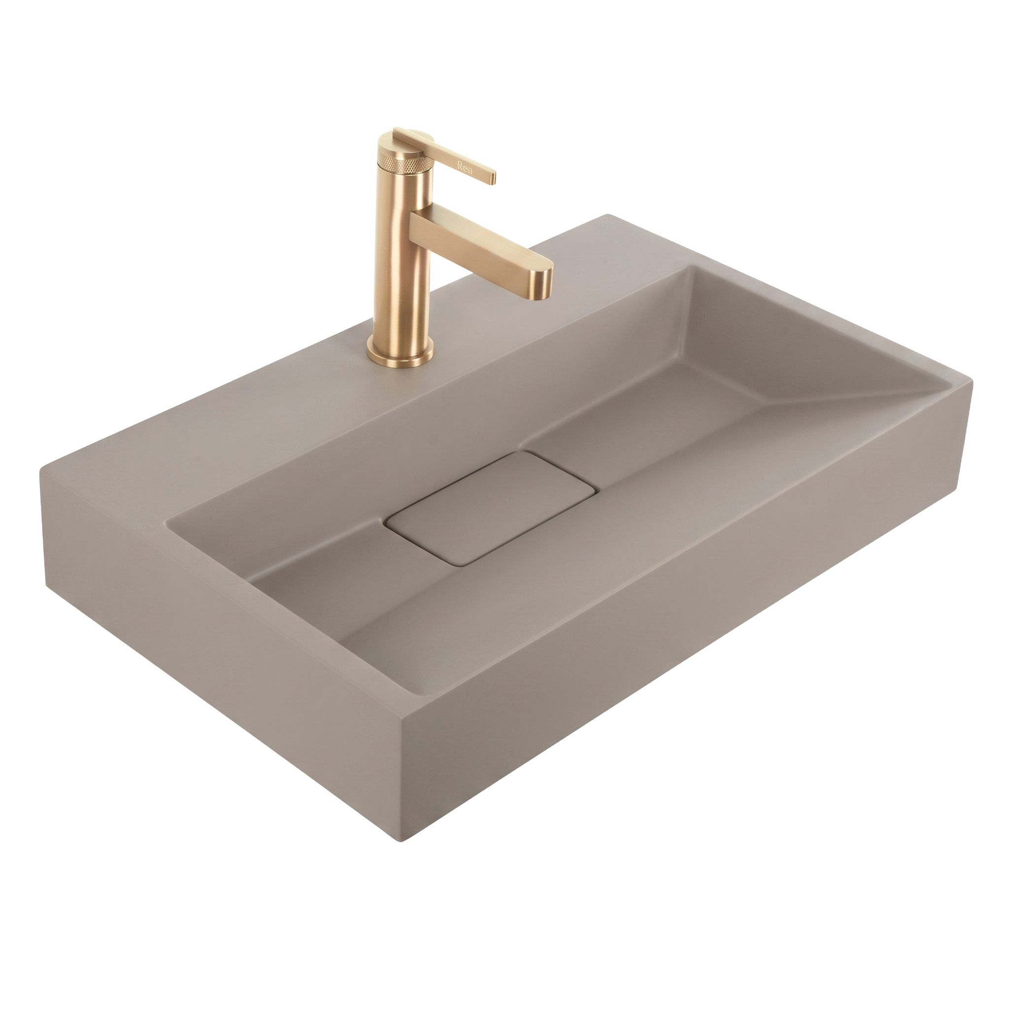 REA komposit håndvask GOYA beige, 50x37x14cm