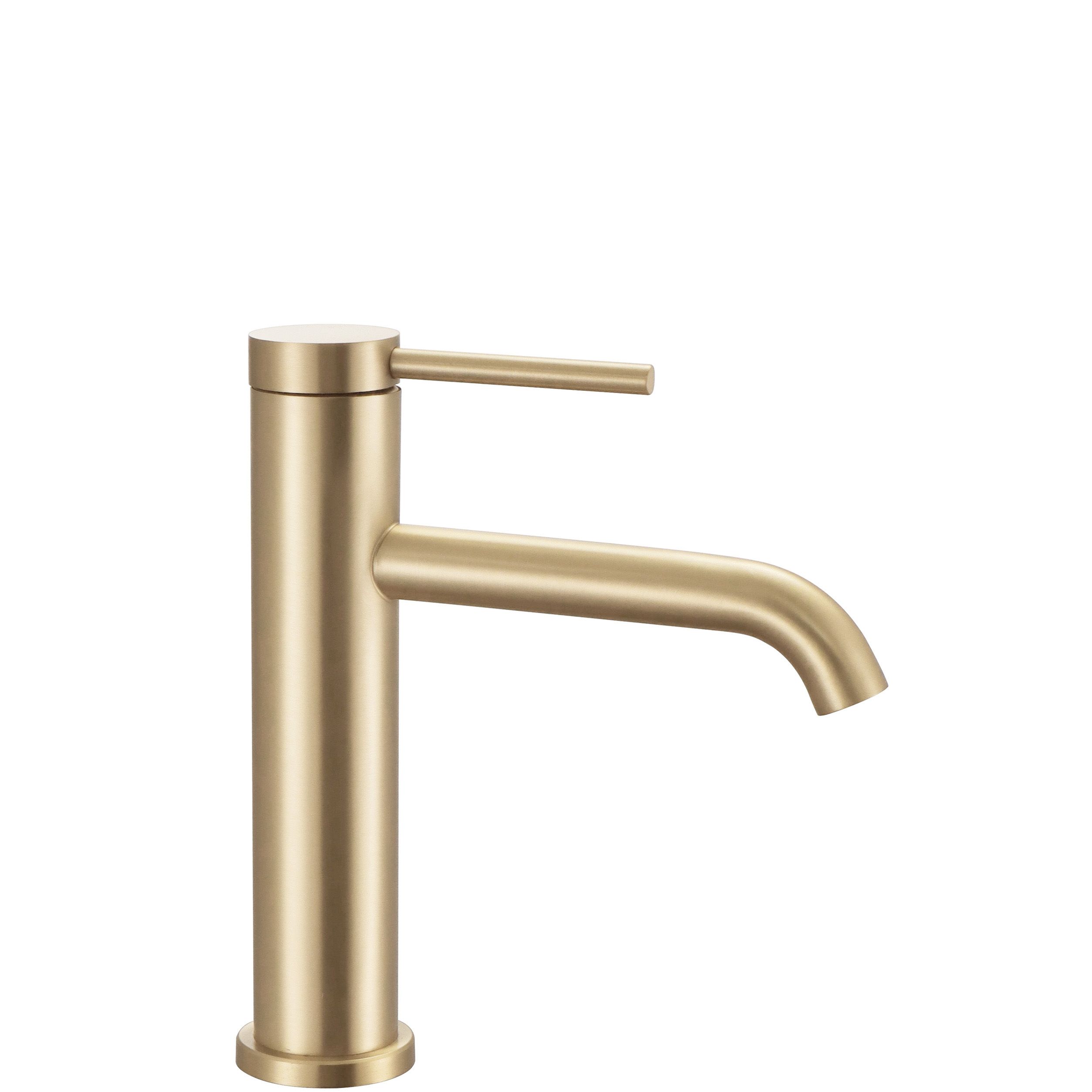 REA håndvaskarmatur JS-B311BG CLIF Lav Børstet guld, 16,5x4x20,5cm