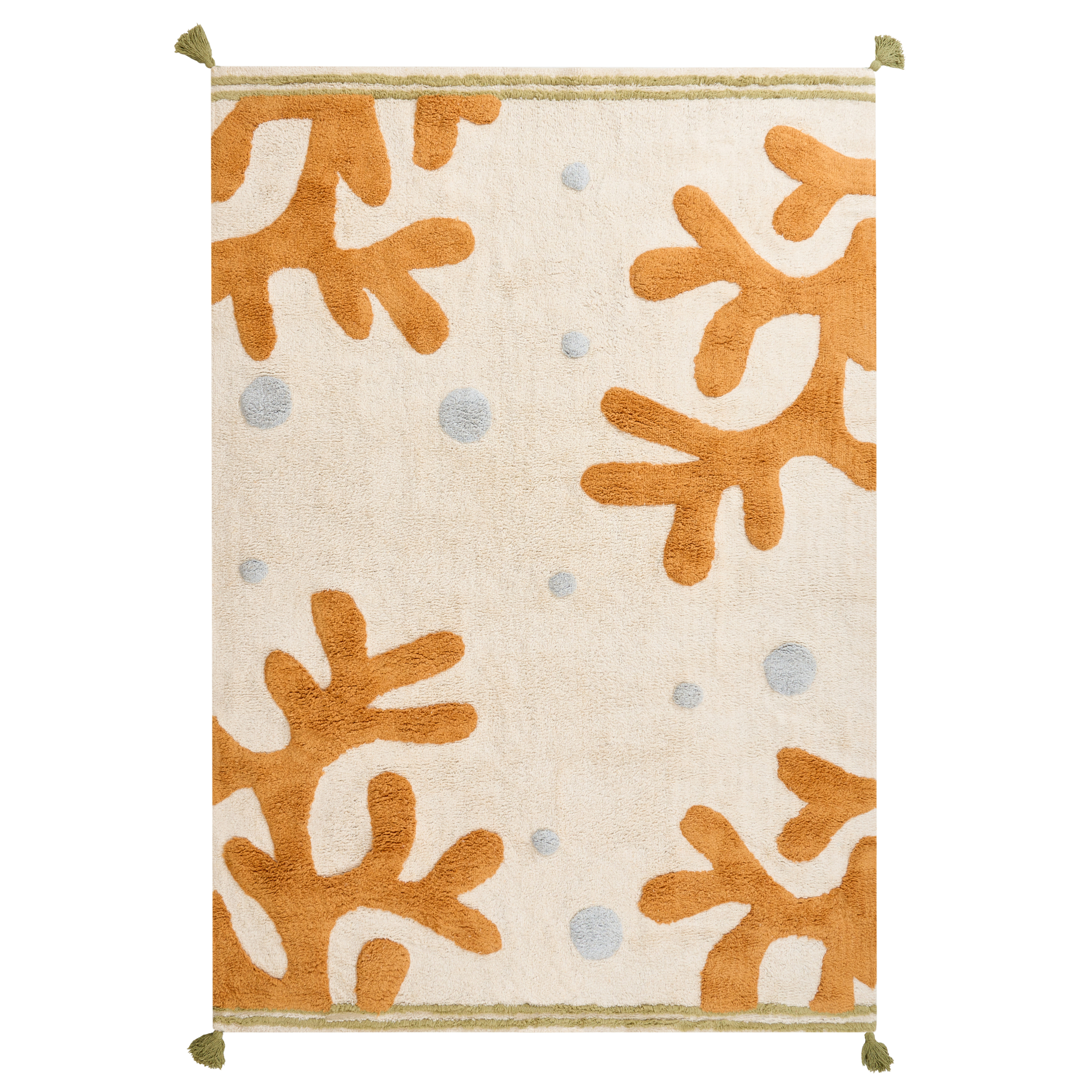 Børnetæppe JAJPUR  Lys Beige 140 x 200 cm Bomuld