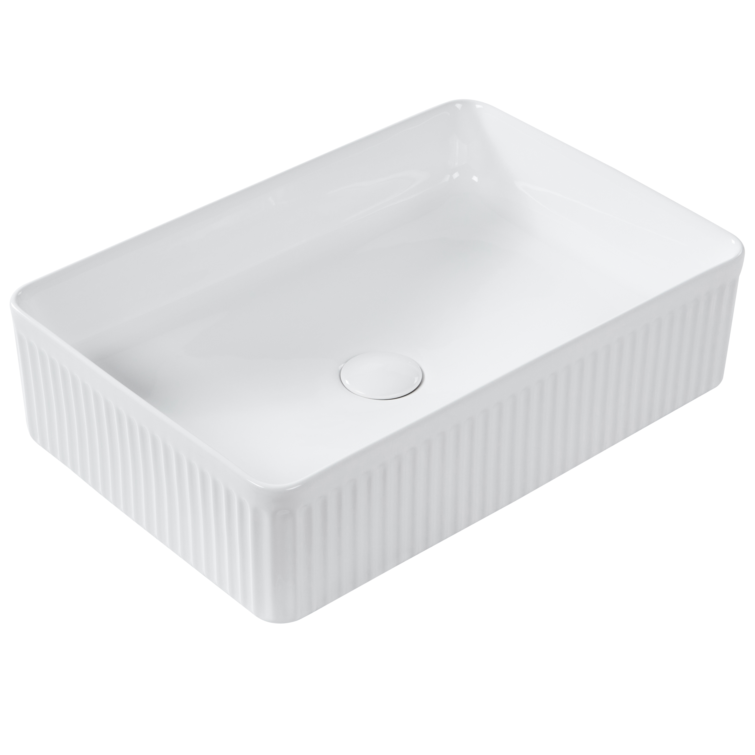 Vask til bordplade GELDO 50 x 34 cm Keramik Hvid