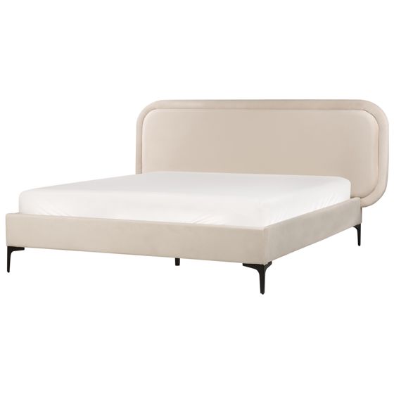 Seng Velour SUZETTE 140 x 200 cm Lys Beige