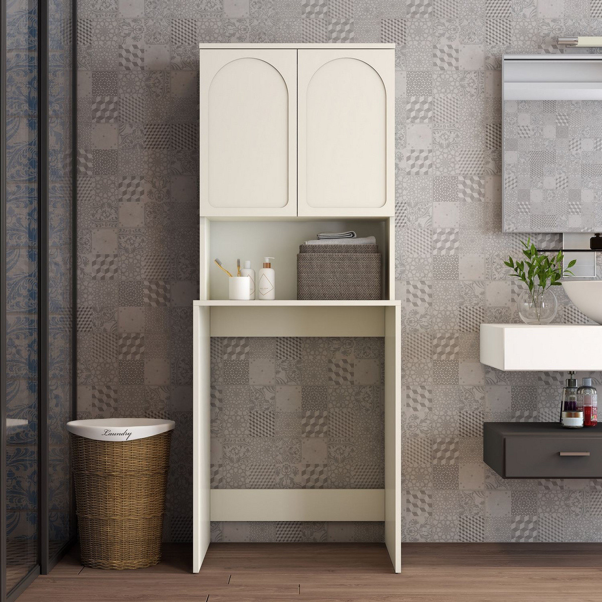 Norda Design Vaskemaskineskab Lyon 60 60 x 70 x 183 cm