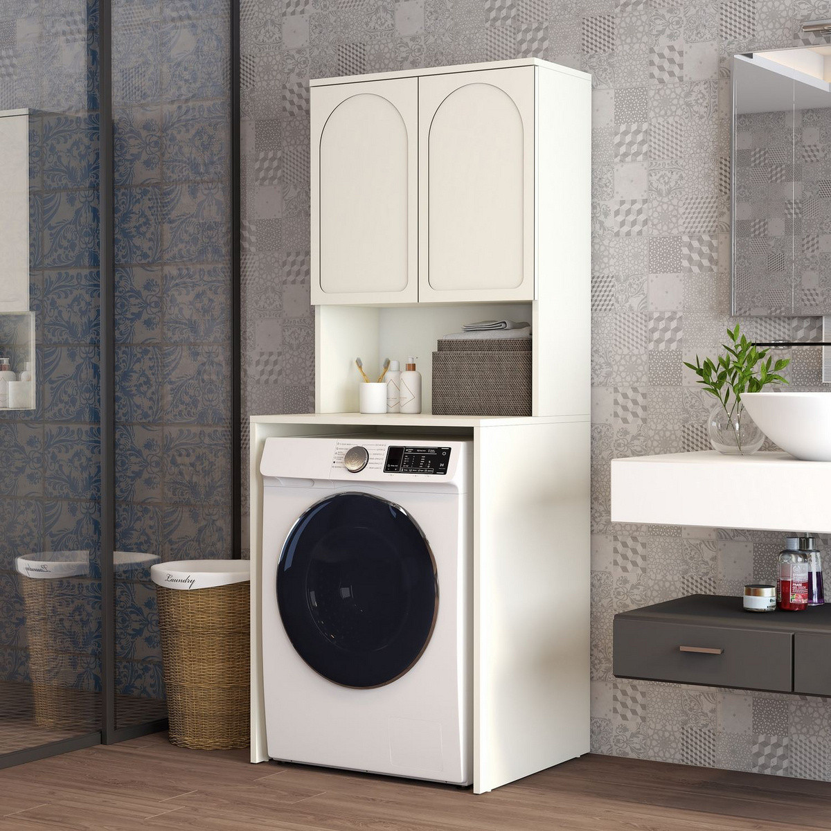 Norda Design Vaskemaskineskab Lyon 60 60 x 70 x 183 cm