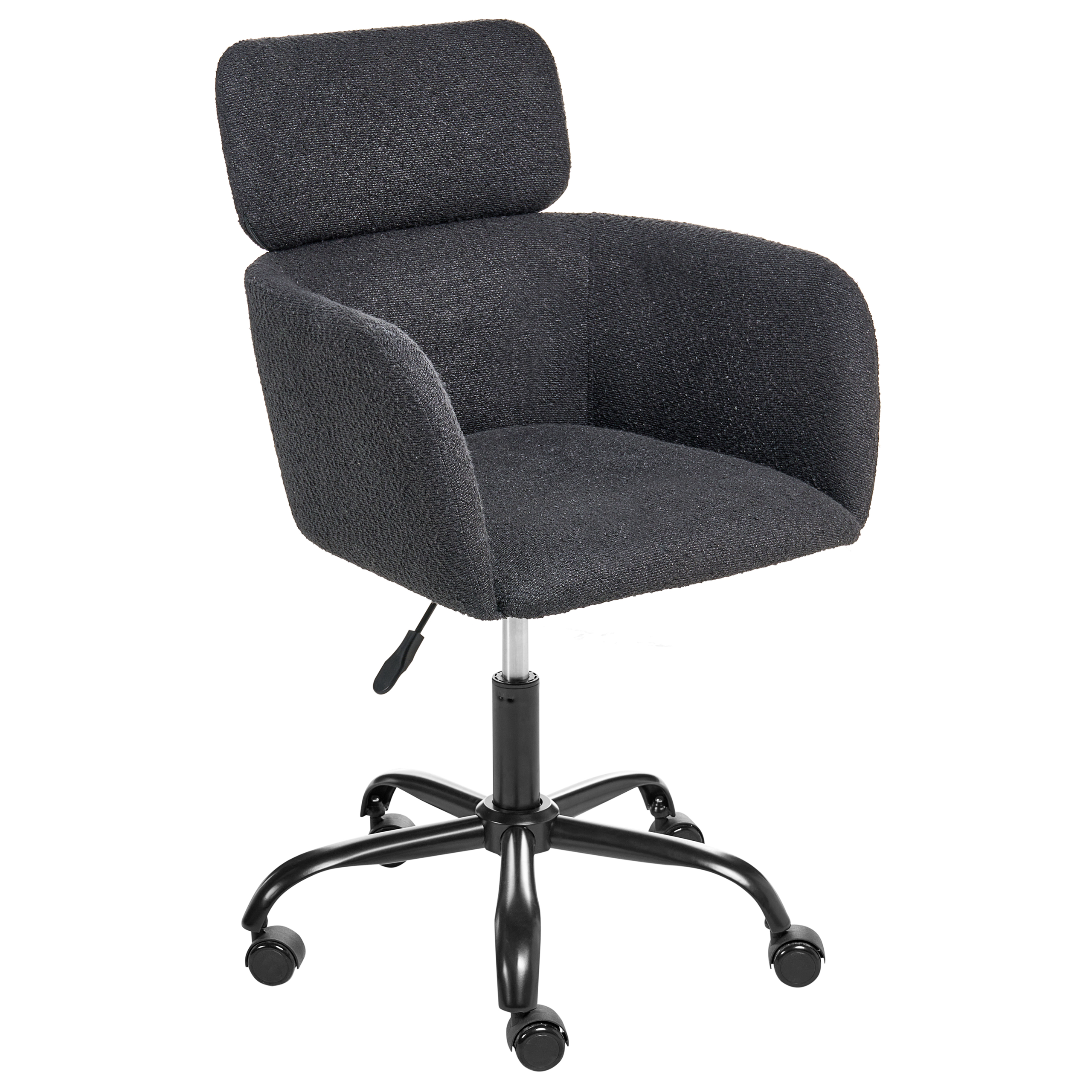 Skrivebordsstol ALENA Boucle Sort