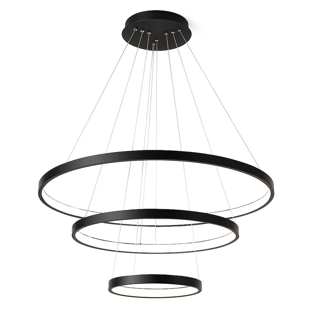 TOOLIGHT hængende loftlampe LHJ013-CP3 LED Sort 61x61x70cm