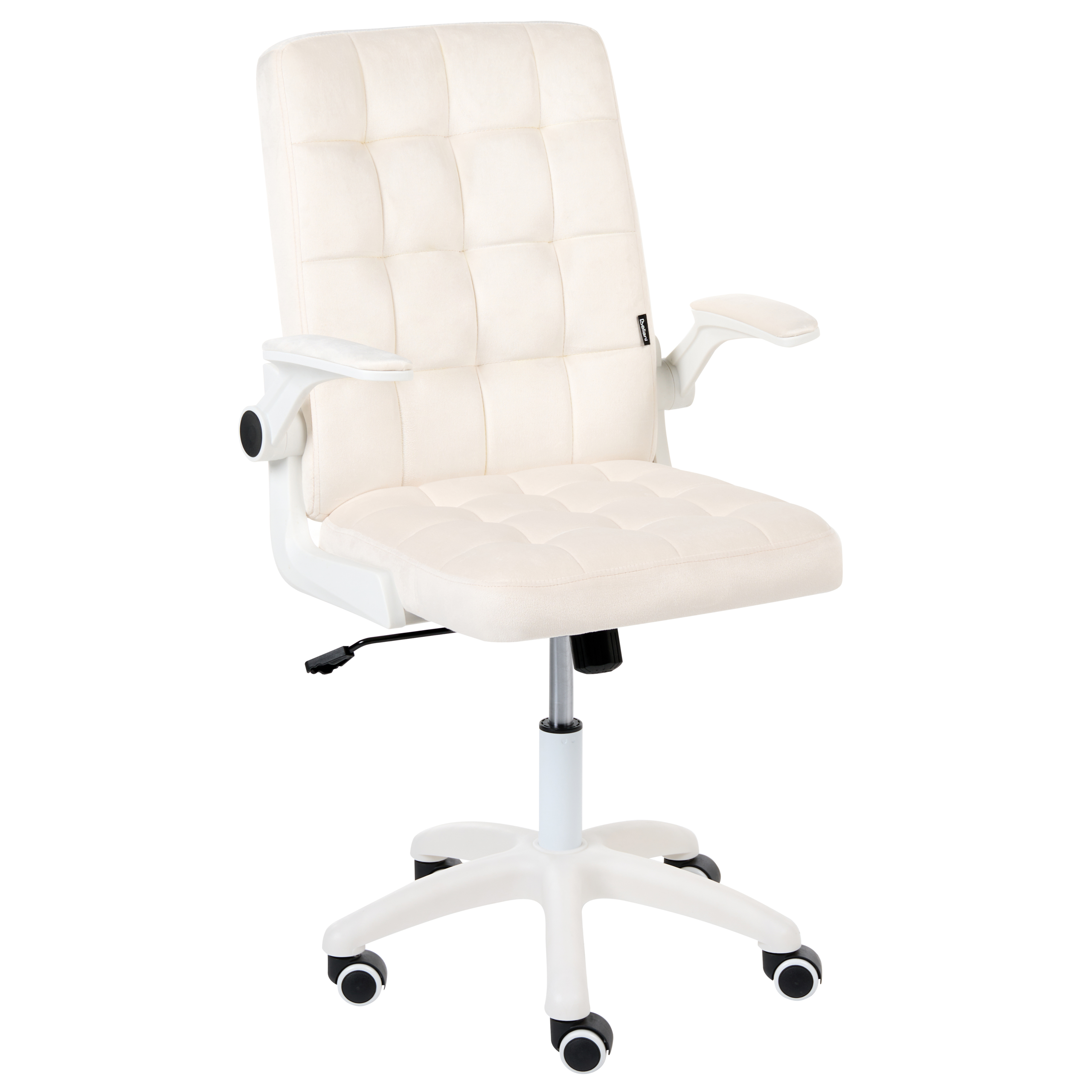 Kontorstol DANDY Velour Cremehvid