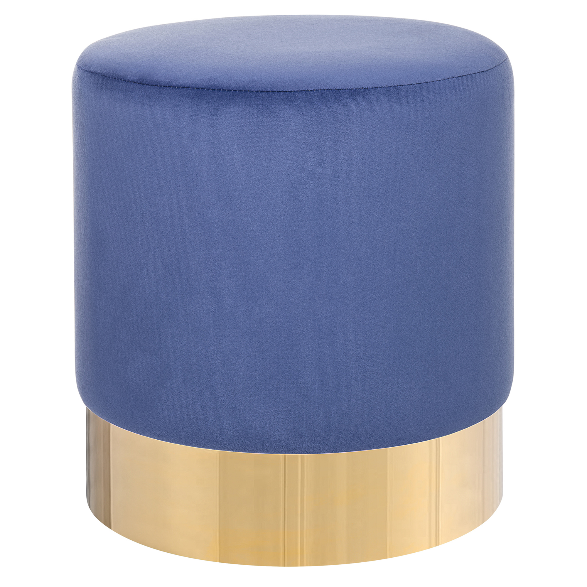Puf SOPHIA Velour Navy Blå