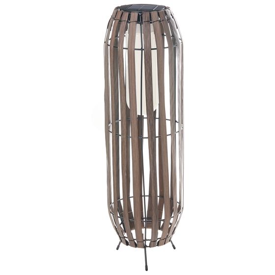 Solcelledrevet lanterne MUZIZI 69 cm Mørkebrun