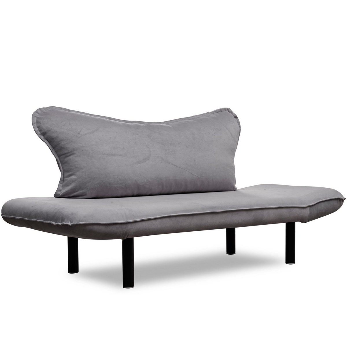 Norda Design Moderne 2-personers sovesofa, 150 cm | 100% metalramme, let rengørligt stof, armlæn med flere positioner, 200 kg kapacitet