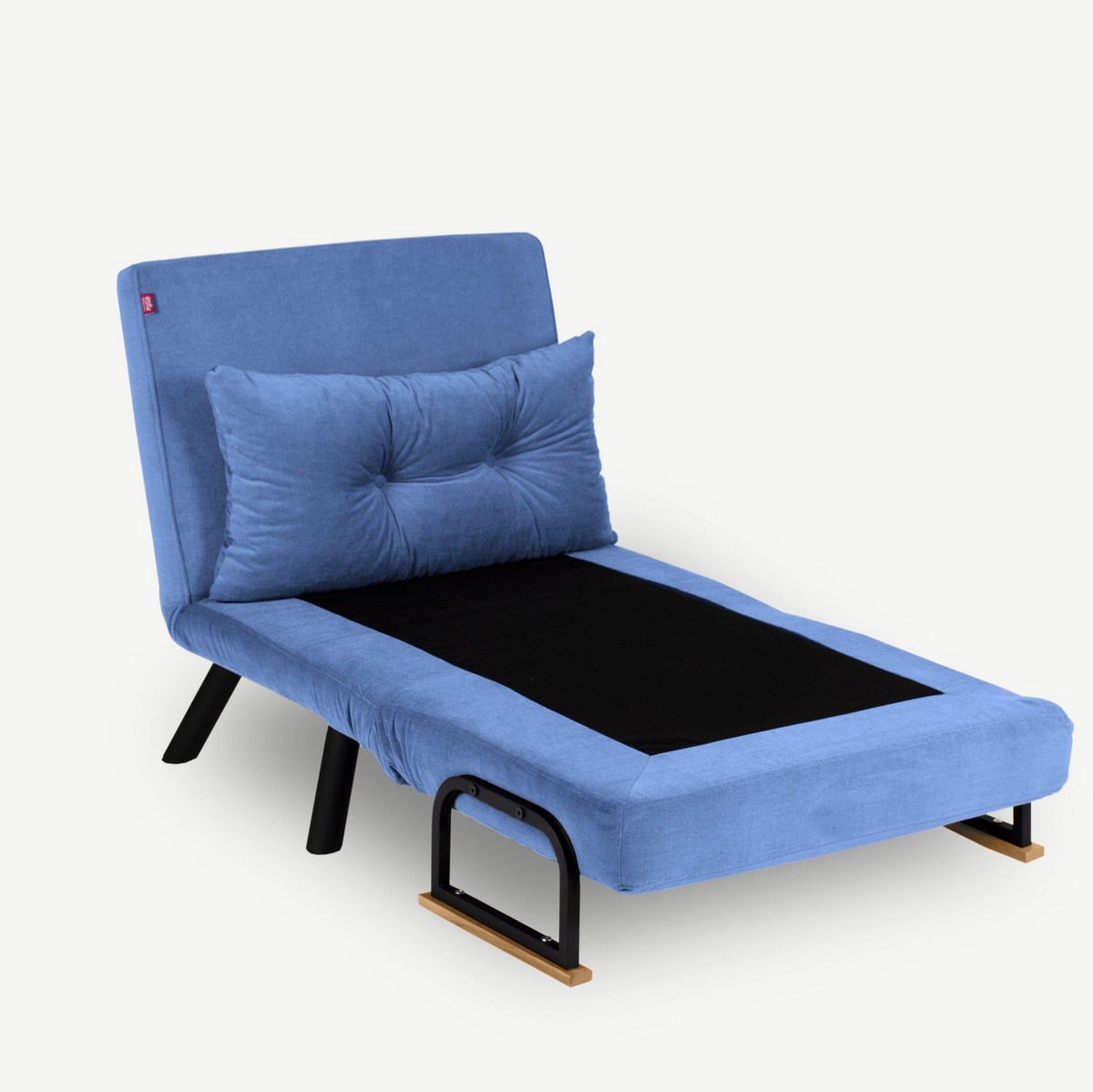 Norda Design Moderne 1-personers sovesofa, 100% metalramme, justerbart ryglæn, nem at omdanne, stilfuldt og funktionelt