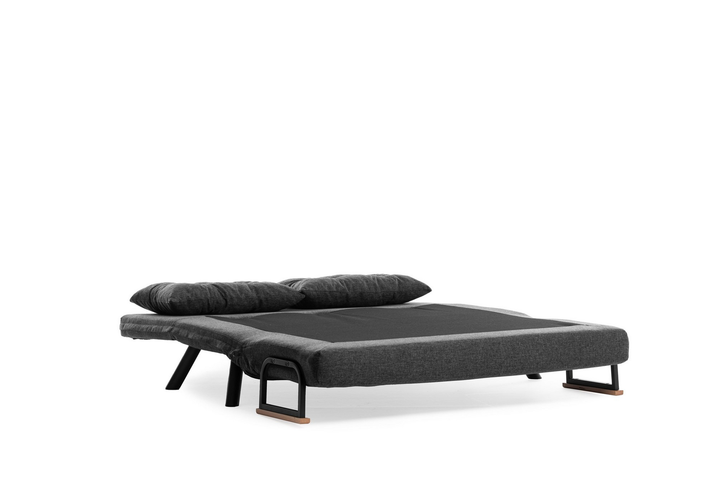 Norda Design Stilfuld 2-personers sovesofa, 100% metalramme, hørstof, justerbart ryglæn, 200 kg kapacitet
