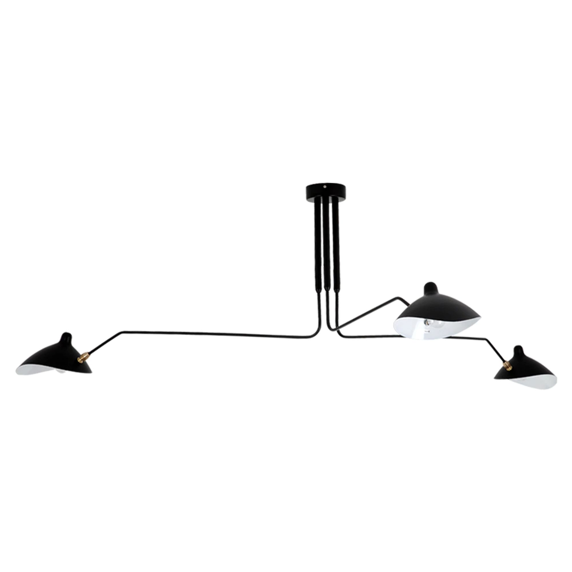 TOOLIGHT loftlampe APP569-3C Sort 145x145x60cm