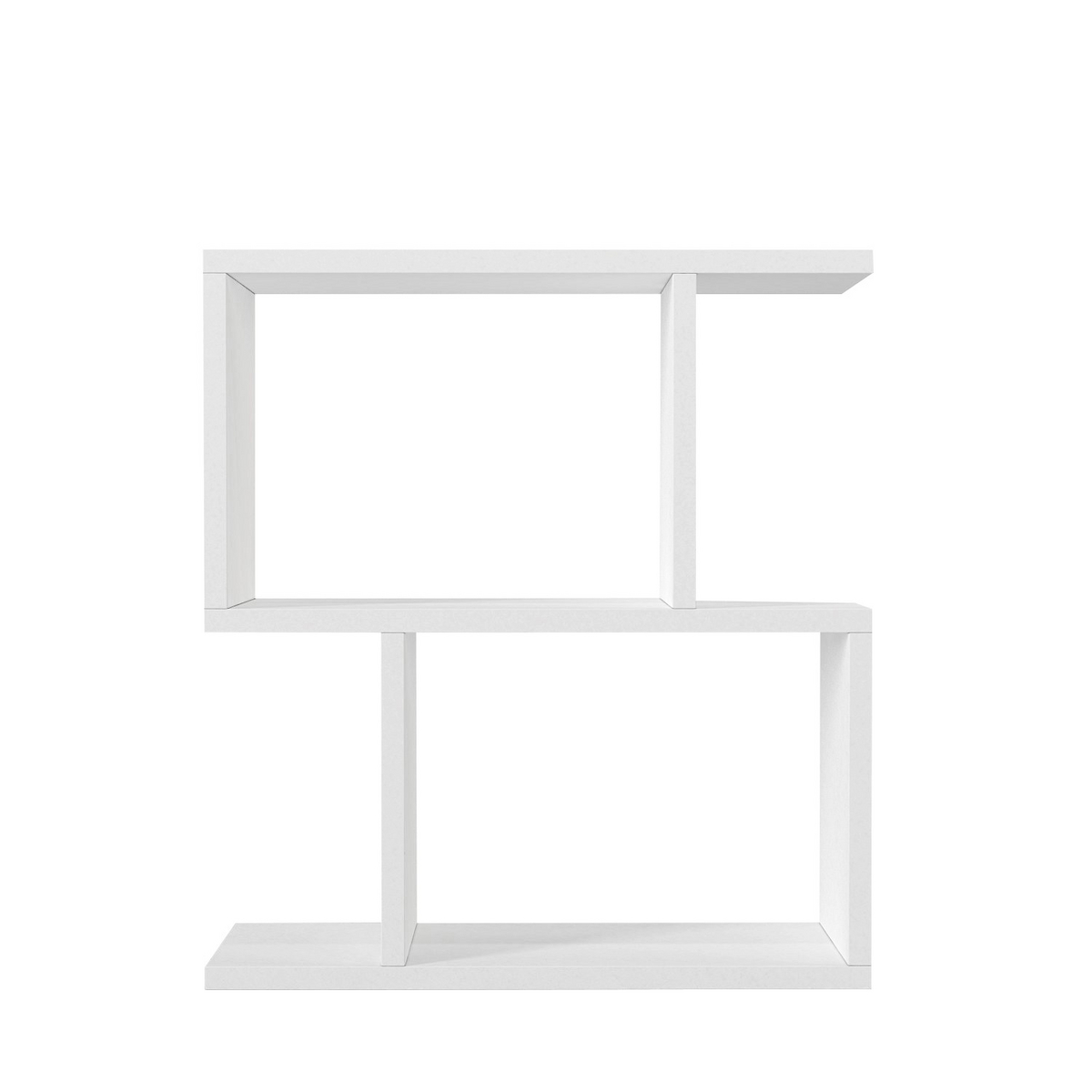 Norda Design Moderne hvid sidebord, 50 cm x 55.4 cm x 17.5 cm | 100% melaminbelagt, 18 mm tyk | multifunktionel design