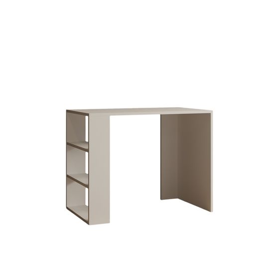Norda Design Moderne multifunktionel skrivebord, hvid, 90 x 70 x 50 cm | 100% melaminbelagt, 18 mm tyk | stilfuldt og funktionelt